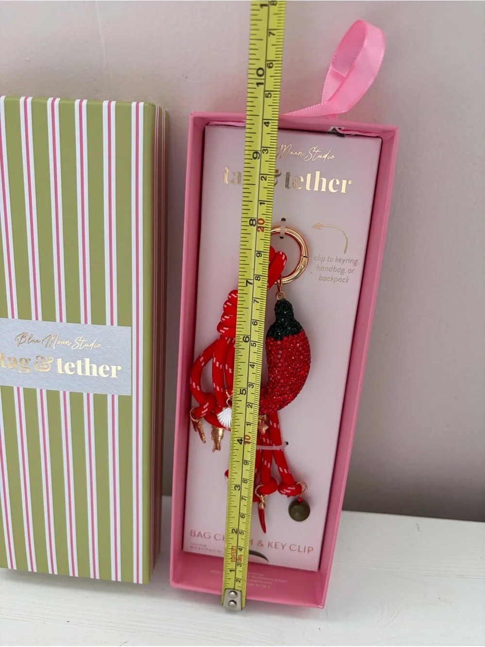 Red Chili Pepper Bag Charm & Key Clip